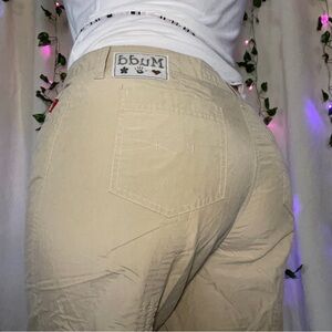 vintage mudd pants tan size 11
